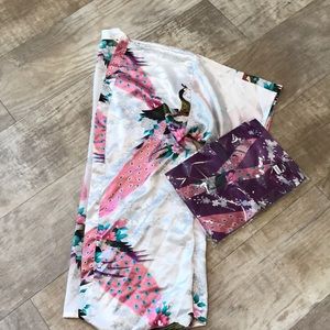 Wedding day bridal party robes